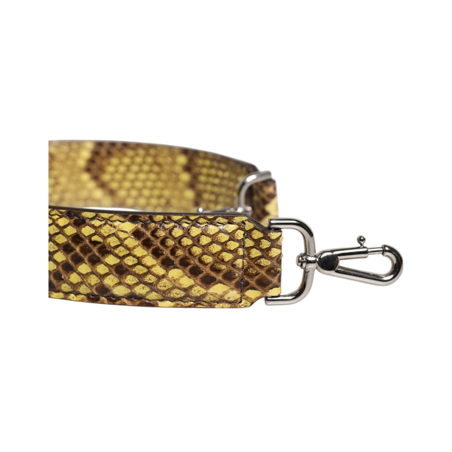 Dolce & Gabbana Yellow Exotic Leather Bag Shoulder Strap WMB448