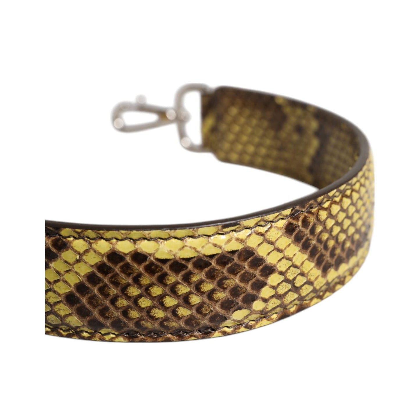 Dolce & Gabbana Yellow Exotic Leather Bag Shoulder Strap WMB448