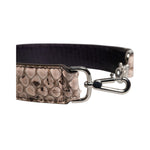 Dolce & Gabbana Black Cream Exotic Leather Bag Shoulder Strap WMB452