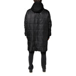 Dolce & Gabbana Black Hooded Parka Winter Men Coat Jacket JKT4193-56