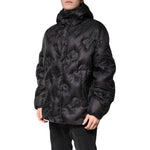 Dolce & Gabbana Black Hooded Parka Coat Winter Jacket JKT41351-56