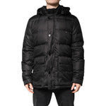 Dolce & Gabbana Black Hooded Parka Coat Winter Jacket JKT41352-52