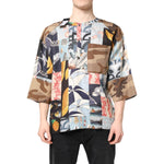Dolce & Gabbana Multicolor Patchwork Short Sleeves Shirt TSH87769-48
