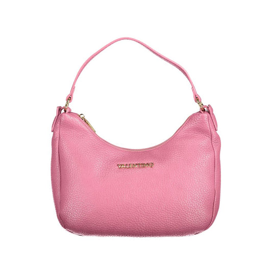 Mario Valentino Pink Polyethylene Women Handbag with single handle and detachable strap