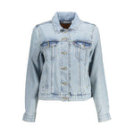 Levi's Light Blue Cotton Women Jacket LE-13032-L