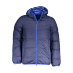 La Martina Blue Polyamide Men Jacket LA-17134-S