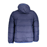 La Martina Blue Polyamide Men Jacket LA-17134-S