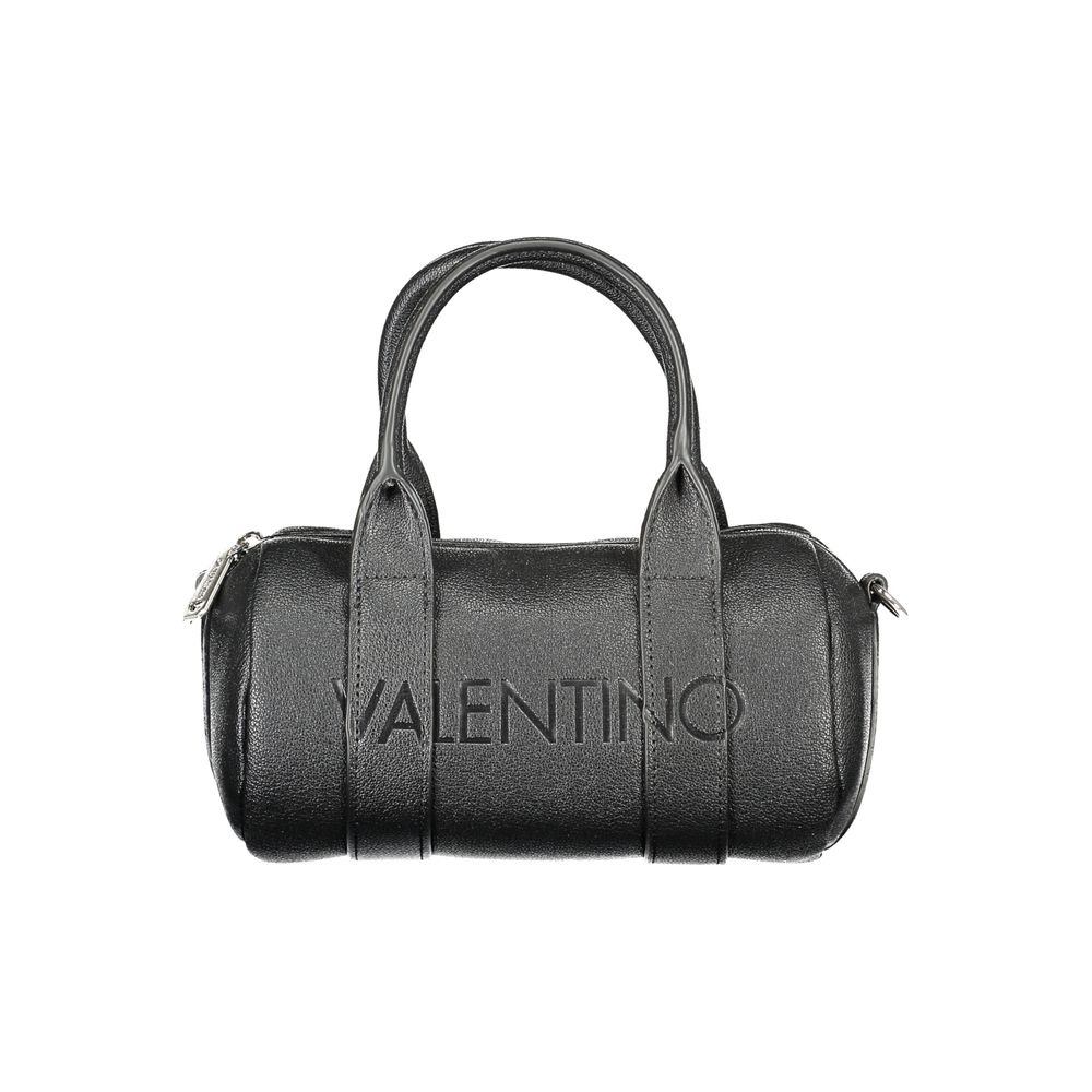 Mario Valentino Black Polyethylene Handbag with two handles and logo