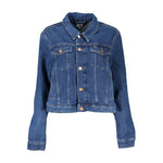 Tommy Hilfiger Blue Cotton Women Jacket TO-26987-XS