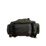 Dolce & Gabbana Green Patchwork Travel Backpack Military Bag BAG4634
