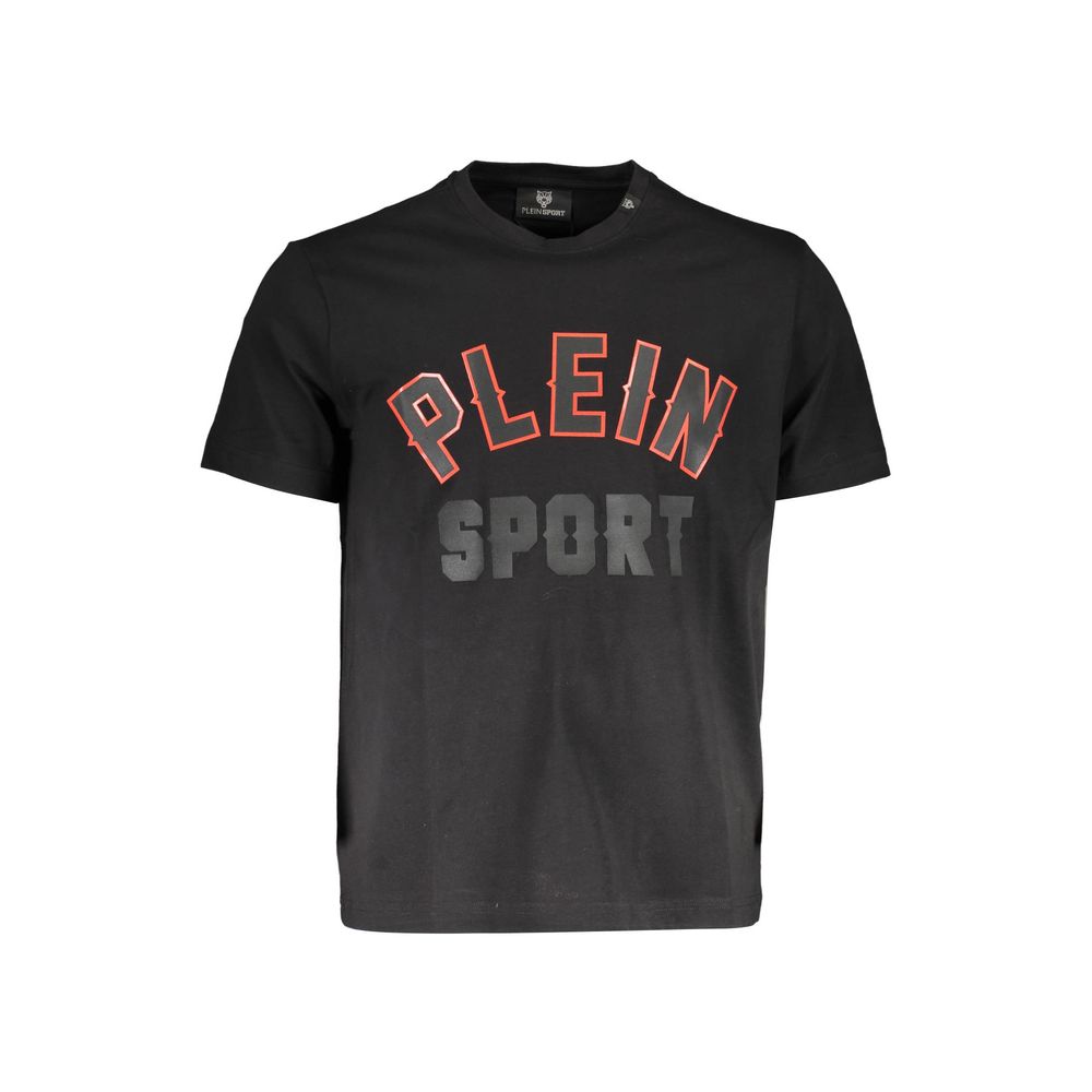 Plein Sport Black Cotton T-Shirt