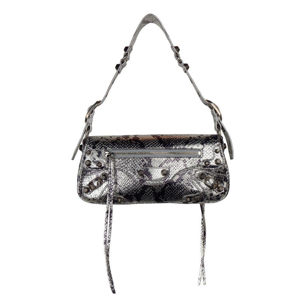 Balenciaga Gray Calfskin Handbag BA-15544