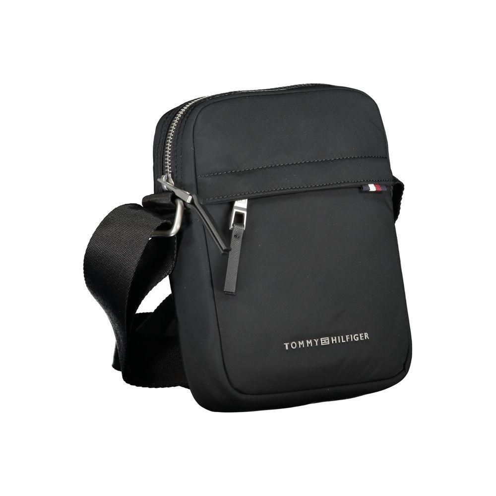 Tommy Hilfiger Black Polyester Shoulder Bag TO-30683