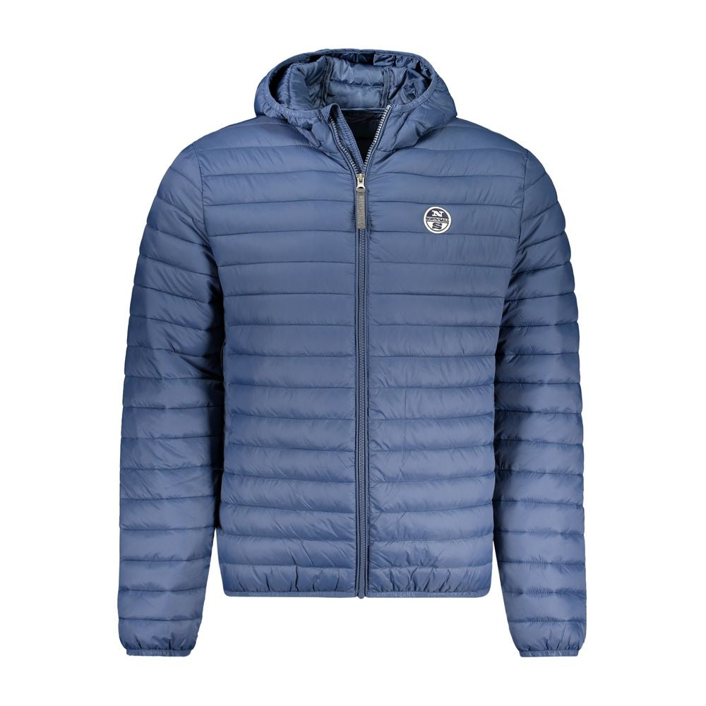 North Sails Blue Polyamide Jacket NO-32301-XXL
