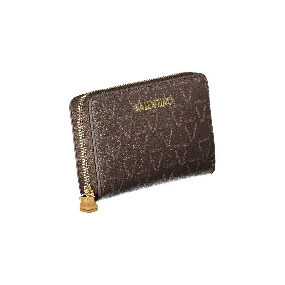 Mario Valentino Brown Polyethylene Women Wallet VA-38265