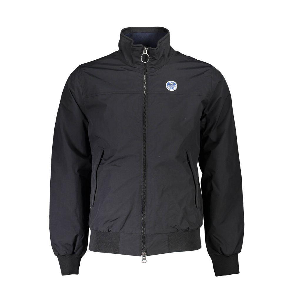 North Sails Black Polyamide Jacket NO-20223-XXL