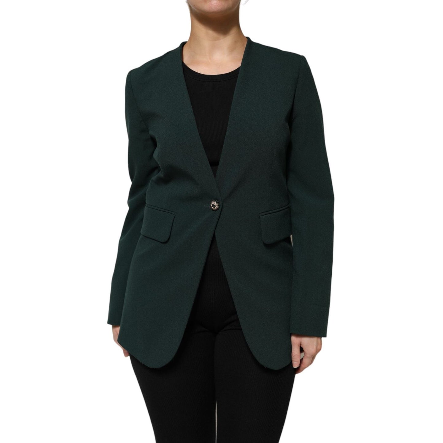 Maison Margiela Green Single Breasted One Button Coat Jacket JKT41294-40