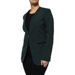 Maison Margiela Green Single Breasted One Button Coat Jacket JKT41294-40