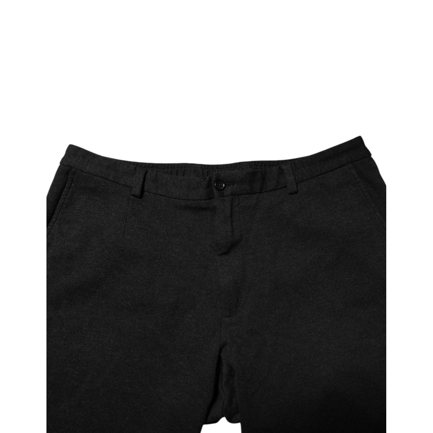 Dolce & Gabbana Dark Gray Viscose Dress Men Pants