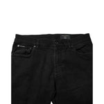 Dolce & Gabbana Black Cotton Logo Plaque Slim Fit Denim Jeans PAN76341-52