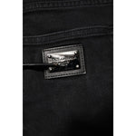 Dolce & Gabbana Black Cotton Logo Plaque Slim Fit Denim Jeans PAN76341-52