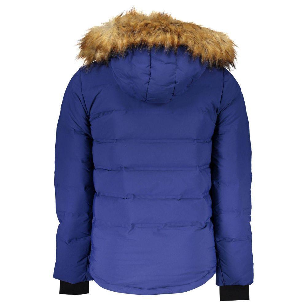 Marciano by Guess Blue Elastane Jacket GU-5587-XXL