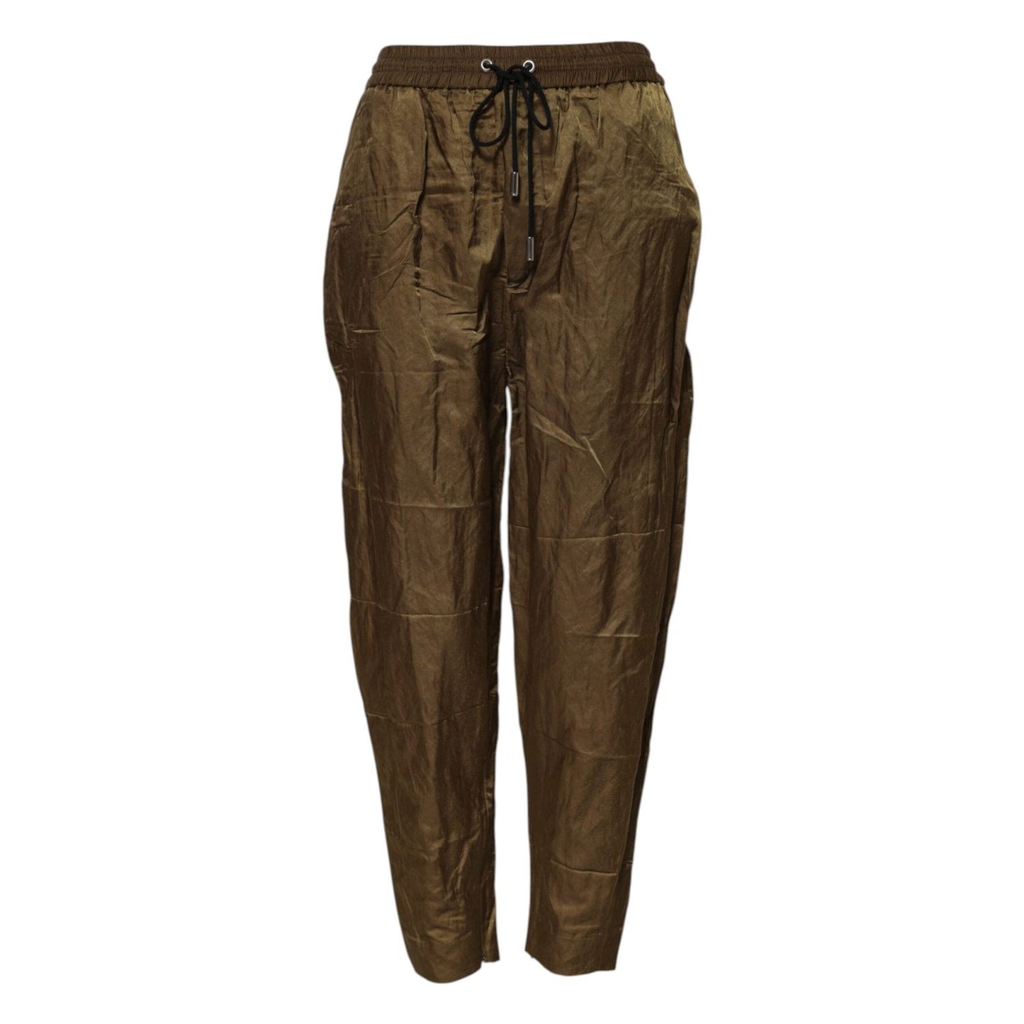 Dsquared² Brown Mid Waisted Women Sweatpants Pants