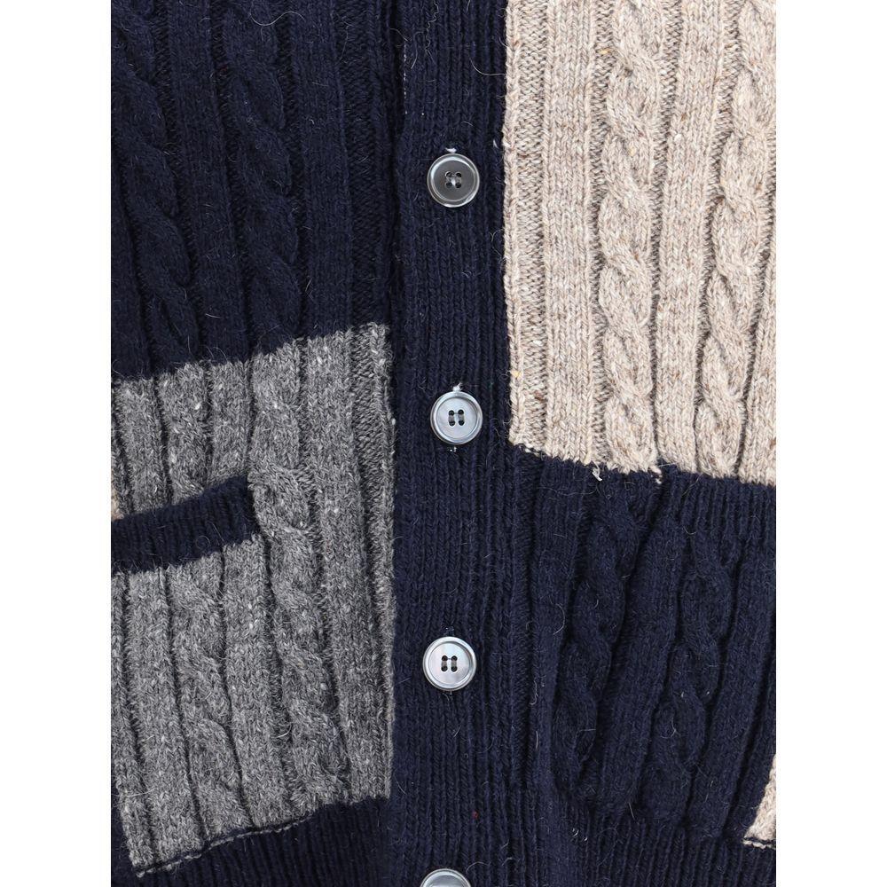 Thom Browne Intarsia Cardigan TH-MKC605AY1032978-XXS/XS