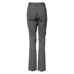 Dolce & Gabbana Gray Checkered High Waist Flared Pants