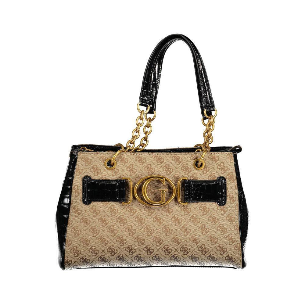 Guess Jeans Black Polyethylene Handbag GU-14319