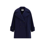 Chloé Oversized double breasted wool Coat CH-CH25AMA2695248B-34