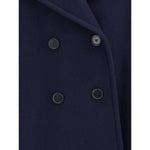Chloé Oversized double breasted wool Coat CH-CH25AMA2695248B-34