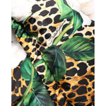 Dolce & Gabbana Multicolor Leopard Rose Puffer Quilted Jacket JKT41492-40