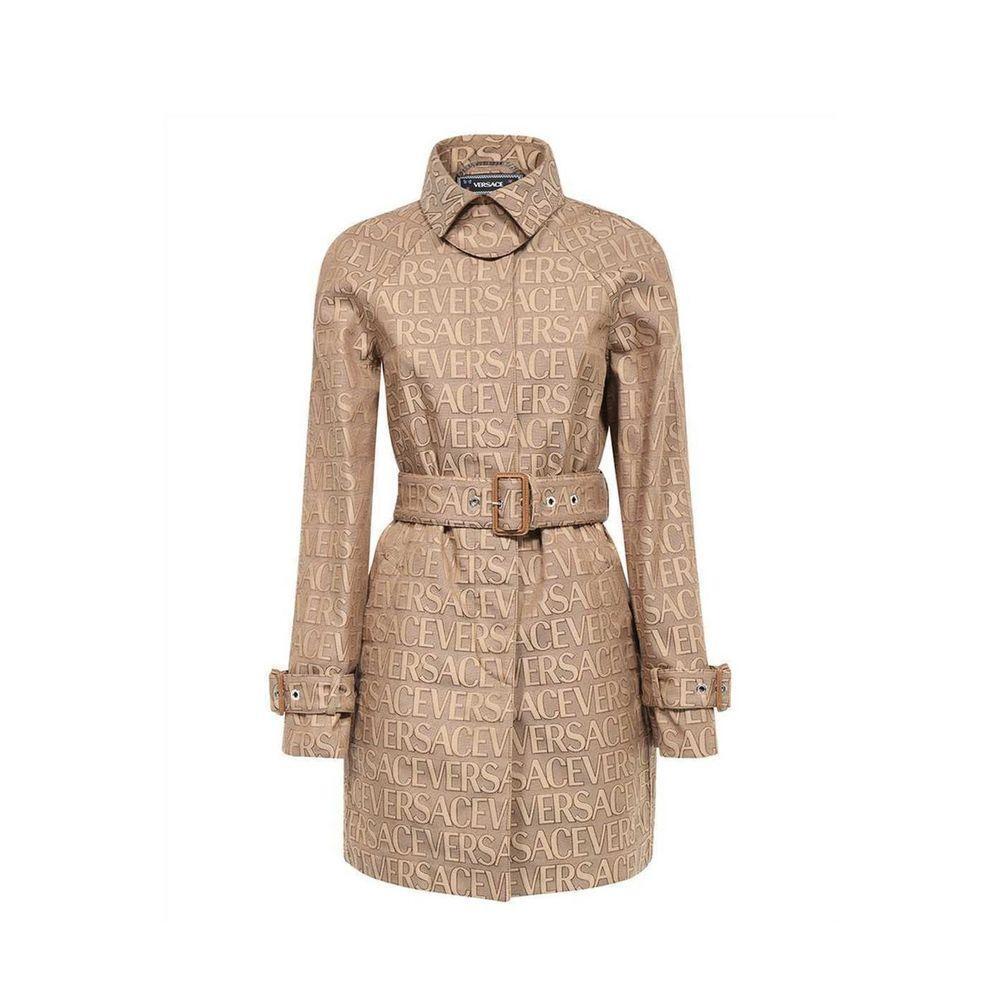 Versace Logo Trench Coat VE-8736636109012-40