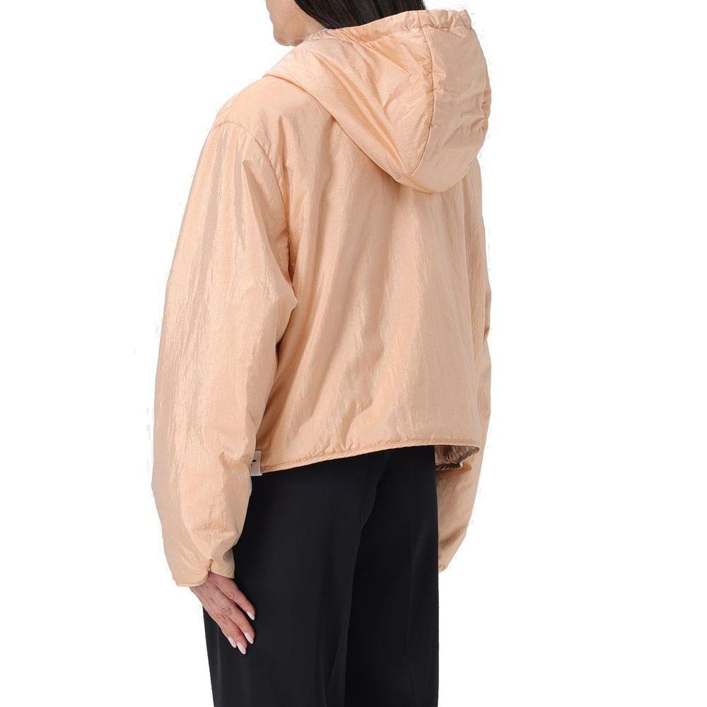 Jil Sander Blend Silk Zip-Up Hooded Jacket JI-8735501222100-S