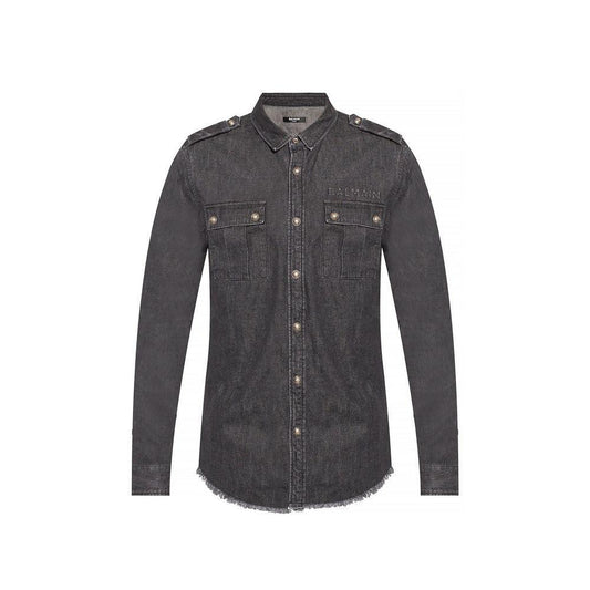 Balmain Cotton Denim Shirt