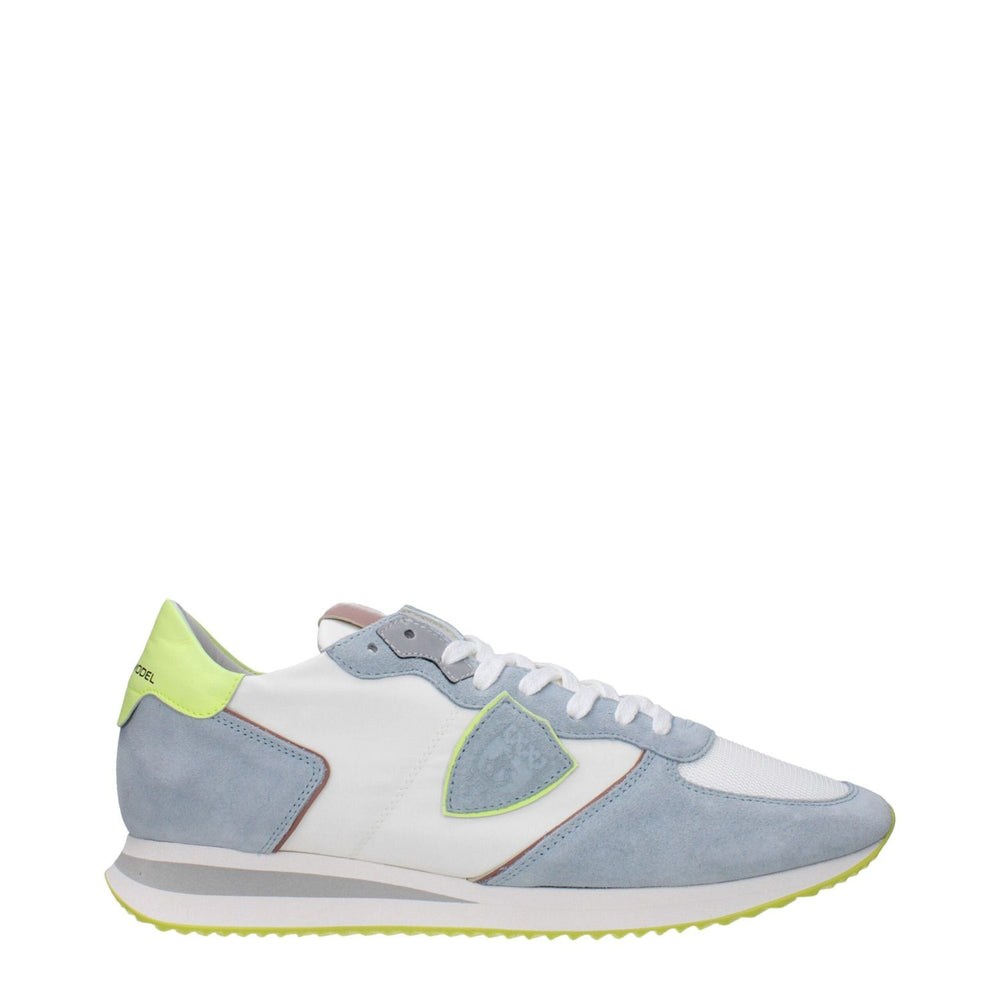 Philippe Model White Fabric Low Tops PH-15086918467849-EU42/US9
