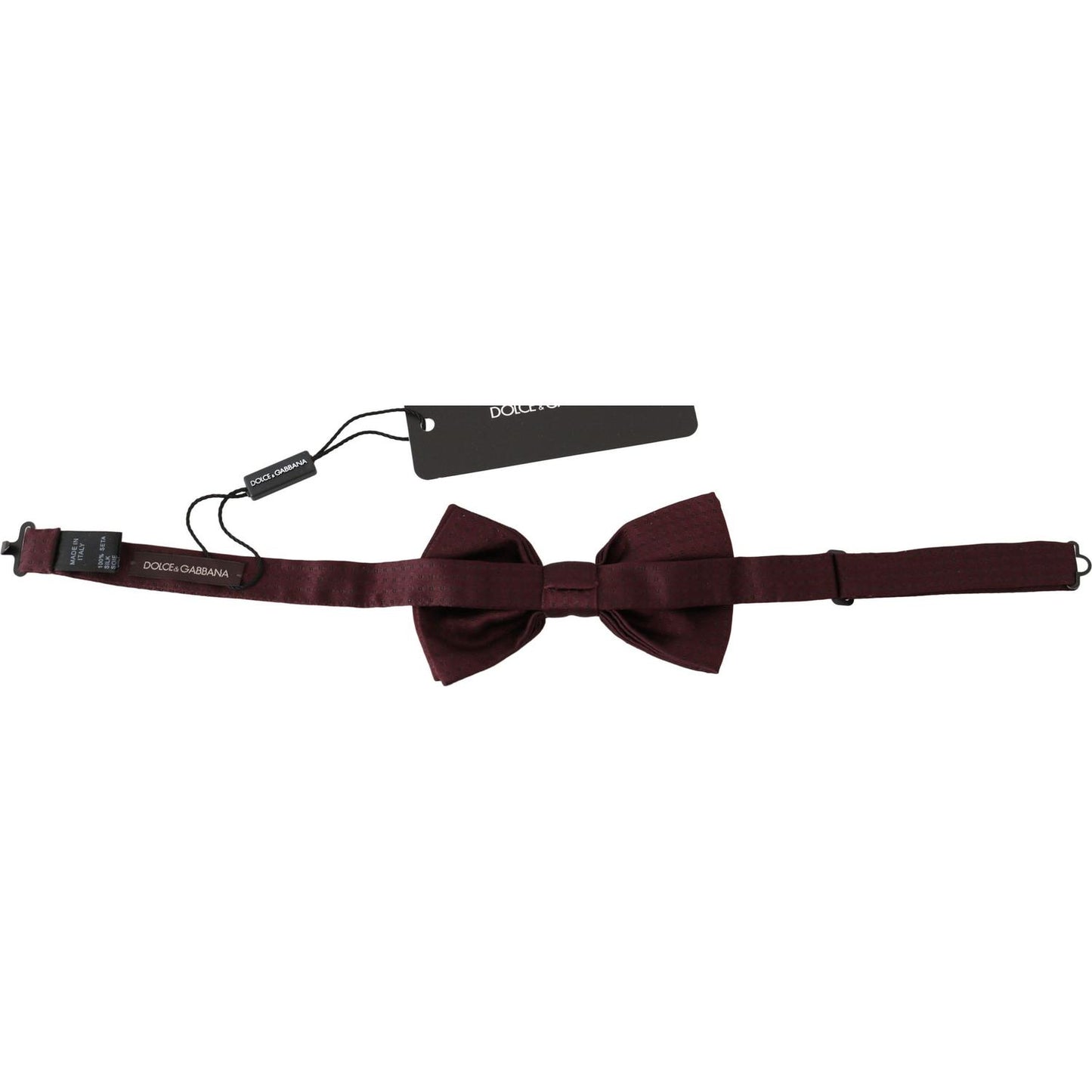 Dolce & Gabbana Silk Polka Dot Adjustable Neck Bow Tie Papillon FT1025