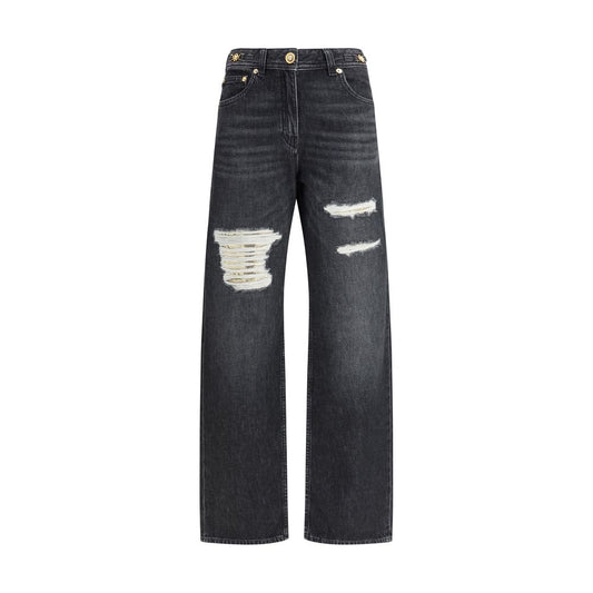Versace Cut-Out detail Jeans