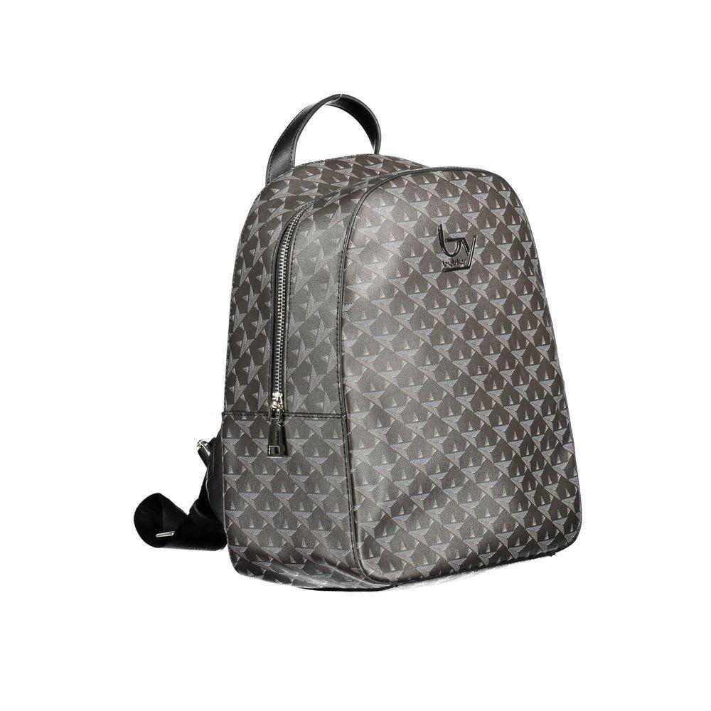 BYBLOS Black Pvc Backpack BY-12670