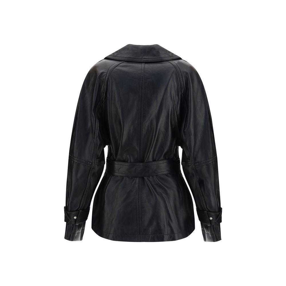 Rohe Double-breasted leather Jacket RO-41611145001-IT36 | XS