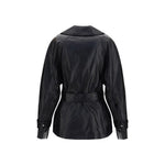 Rohe Double-breasted leather Jacket RO-41611145001-IT36 | XS