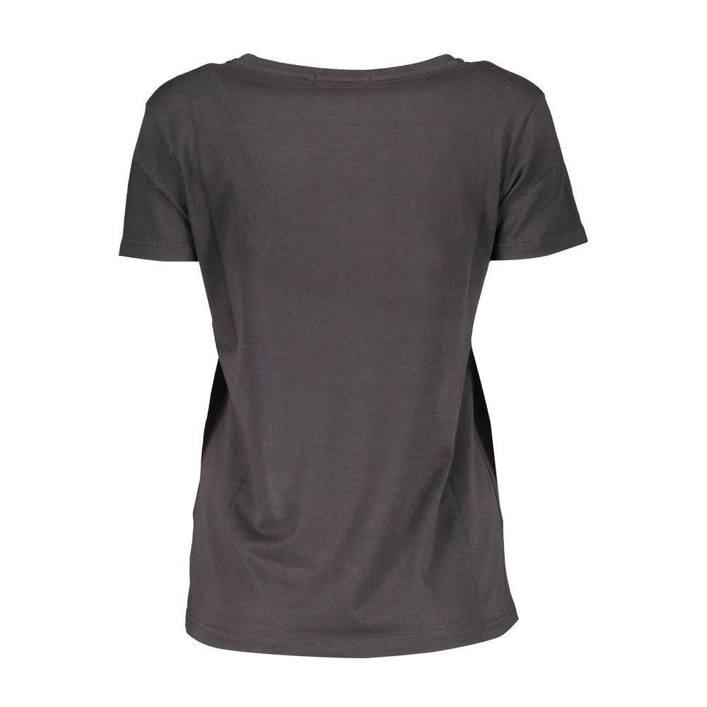 Scervino Street Black Cotton Tops & T-Shirt SC-6505-XS
