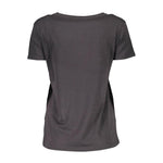 Scervino Street Black Cotton Tops & T-Shirt SC-6505-XS