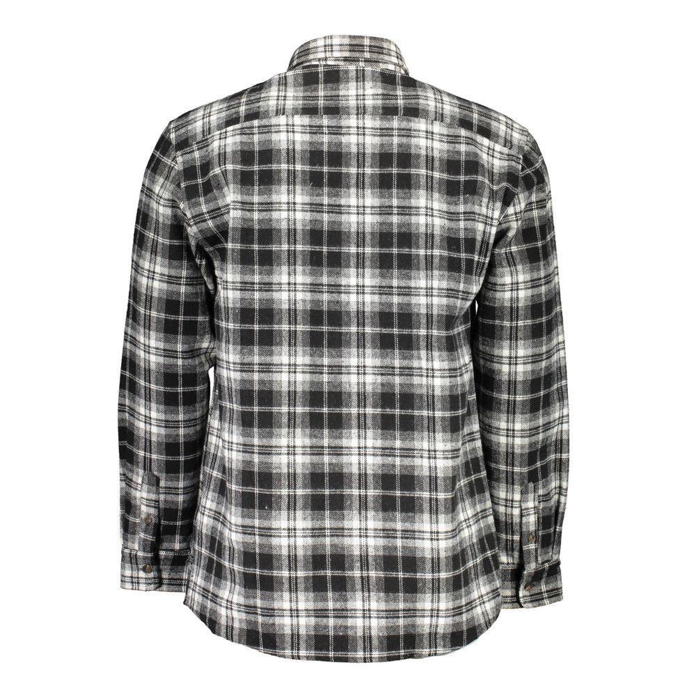 North Sails Black Cotton Shirt NO-16393-XXL