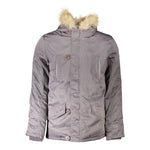 2 Special Gray Polyester Jackets & Coat SP-19947-L