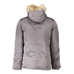 2 Special Gray Polyester Jackets & Coat SP-19947-L