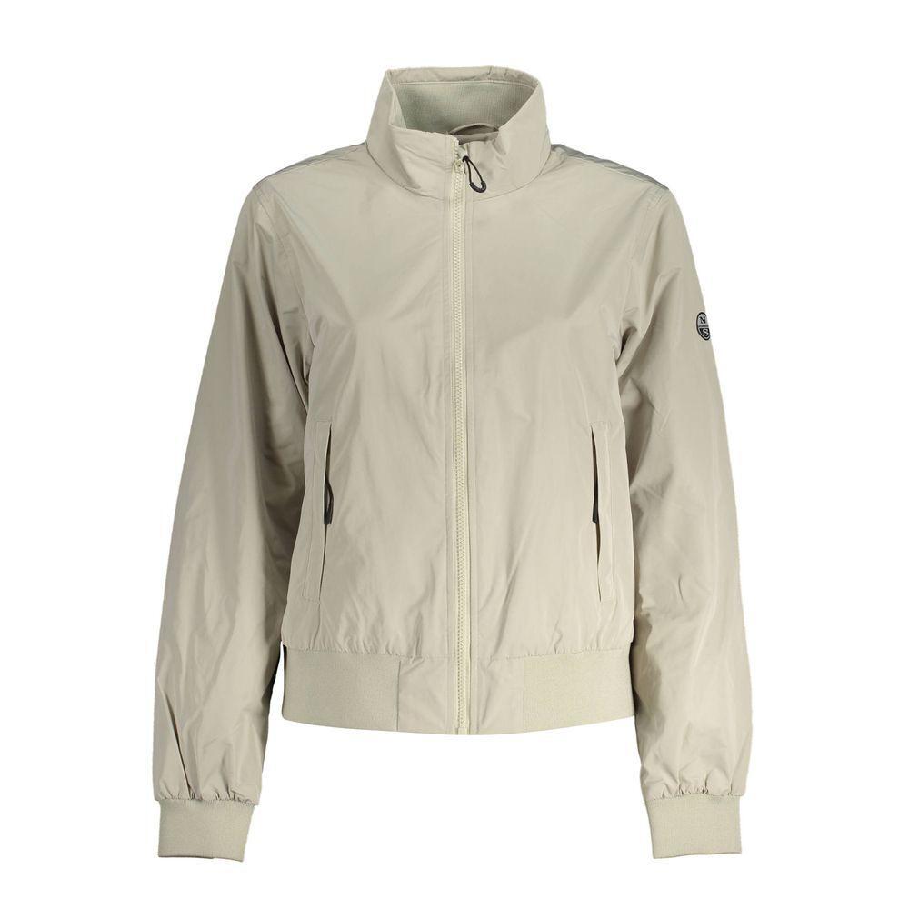 North Sails Gray Polyester Jackets & Coat NO-20231-XS