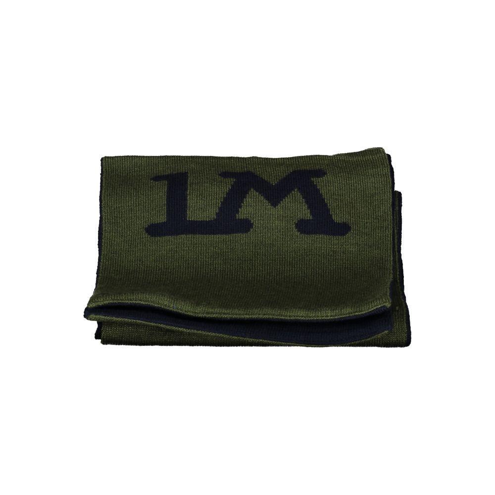 La Martina Green Polyester Scarf LA-27042