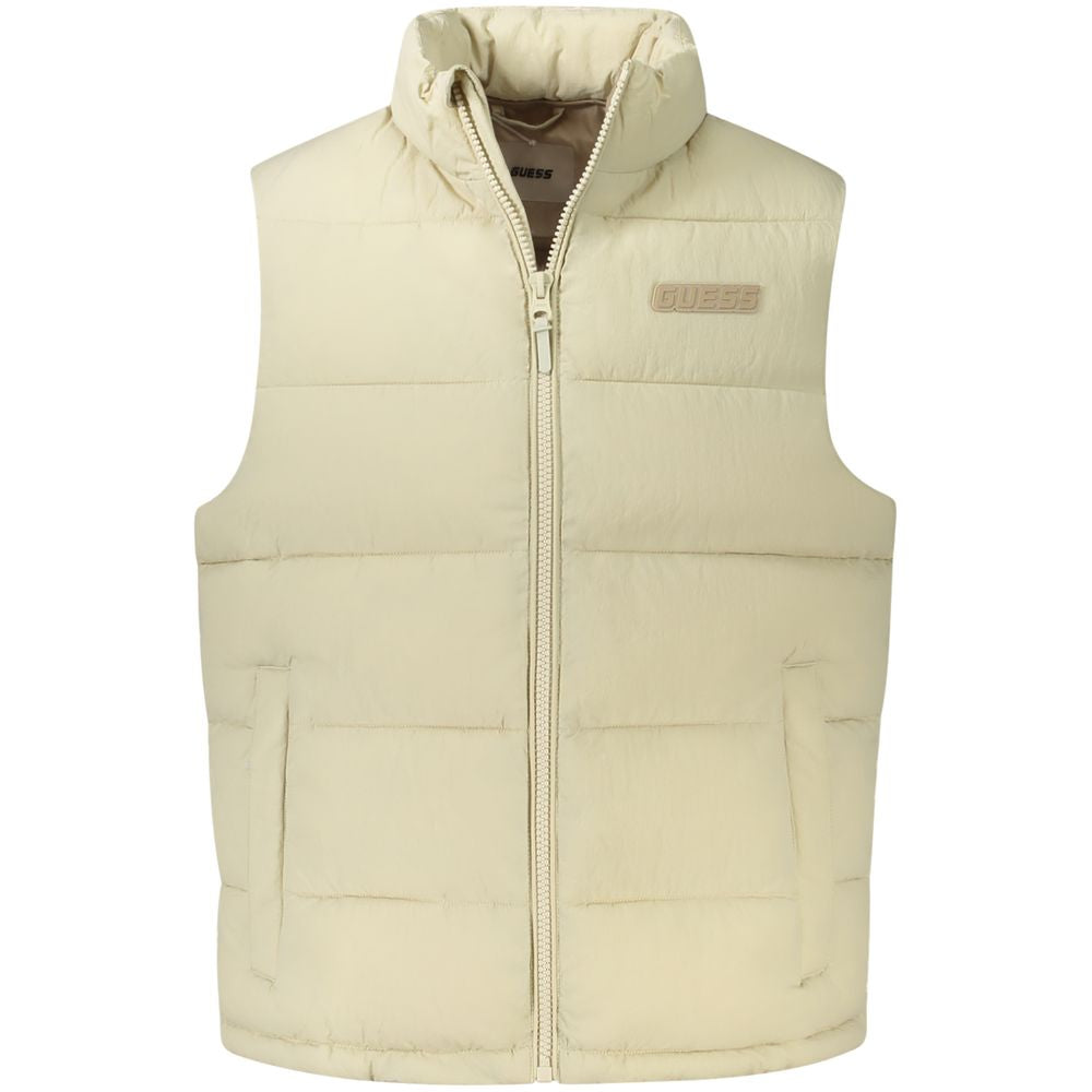 Guess Jeans Beige Polyamide Jacket GU-35172-XS